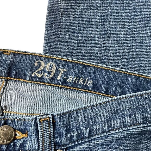 J Crew Toothpick Ankle Jeans Size 29T - Picture 5 of 8